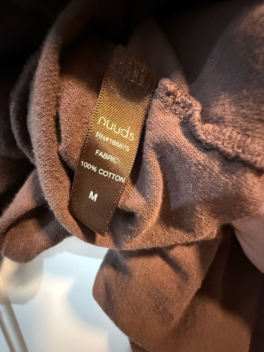 Nuuds Everyday Tee- Coffee - Picture 4 of 4